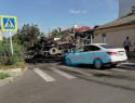 Жесткие ДТП в Анапе: машины переворачиваются