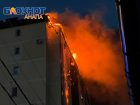 Мощный пожар: в Анапе горит крыша жилого дома