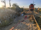 Водитель грузовика погиб после столкновения с локомотивом под Анапой