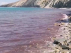 Черное моря у берегов Анапы стало красным