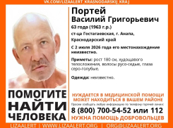 Мужчина исчез больше месяца назад в районе Анапы