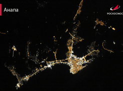 Очень редкая фотография Анапы из космоса