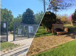 Демо-версия с открытием забора: за одну ночь парк «Ореховая роща» в Анапе превратился в общественную ночлежку 