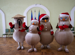 В Анапе на избирательный участок пришла семья песковиков