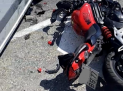 ДТП под Анапой: мотоциклист чудом остался жив