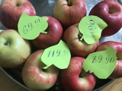 Яблоки в Анапе вкусные, но дорогие - спасу нет!