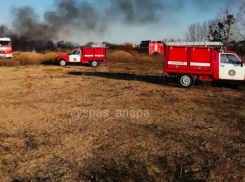 На трассе Анапа - Краснодар загорелся автобус, а в Анапской снова горели плавни