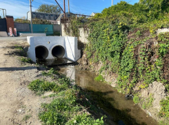 Водоотводной канал в станице Анапской расчистили и расширили
