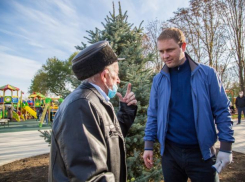 В станице Анапской после реконструкции открылся парк 70-летия Победы