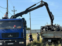 В Анапе с незаконных свалок вывезли 27 тонн старых покрышек