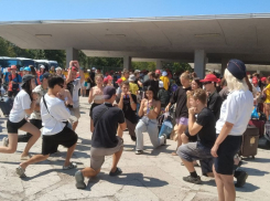 В Анапе прошла акция «Зарядка со стражем порядка»