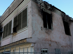 В Анапе горела бывшая общественная баня