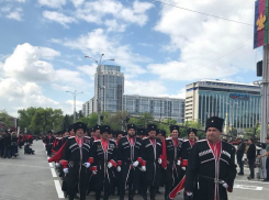 Анапские казаки стали лучшими на торжественном марше в Краснодаре