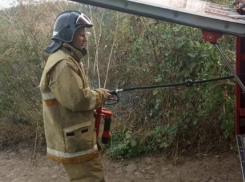 У анапских спасателей утро выдалось беспокойным: в Супсехе вспыхнул пожар