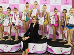 Анапские художественные гимнастки привезли из Ростова 12 медалей