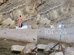 В Анапе стало жарко: появились голые отдыхающие