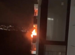 Ночью в ЖК «Раз Два Три» в Анапе горел балкон