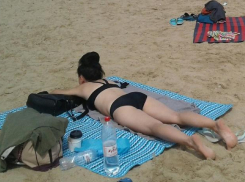 Жара в с. Витязево: горячие кадры в дождливый день