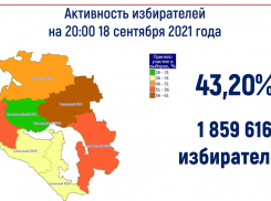 За два дня на Кубани проголосовали 43,2% избирателей, в Анапе в округе №48 более 51%