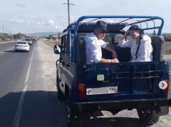 У водителя УАЗика в Анапе за неправомерную перевозку детей изъяли автомобиль