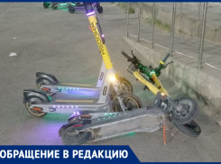 Виноваты люди или компания: анапчанин жалуется на хаотичную парковку электросамокатов 