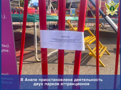 В Анапе приостановлена работа аттракционов