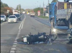 В Анапе сбили мотоциклиста