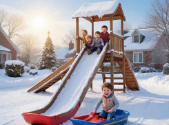 В России предложили запретить зимние горки