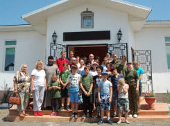 Анапские казаки встречали гостей из Крыма