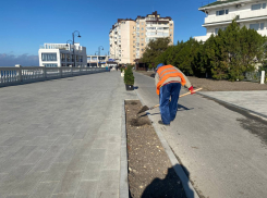 В Анапе благоустраивают новую набережную