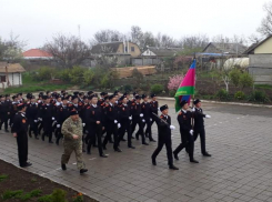 Анапские казачата готовятся к параду в Краснодаре 