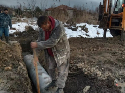 В селах под Анапой начали обустройство ливнёвок (видео)