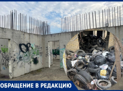 Более сотни шин и жуткая антисанитария рядом со школой: анапчанка бьёт тревогу