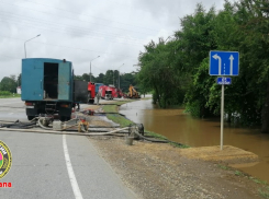 Во время потопа под Анапой произошло два пожара