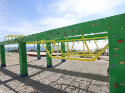 Спортплощадка у пляжа 40 лет Победы в Анапе скоро откроется