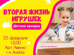 «Вторая жизнь игрушек» – в Анапе пройдет детская ярмарка