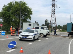 Участок федеральной дороги в Виноградном в Анапе перекрыт из-за подтопления