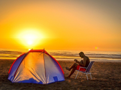 Анапа признана популярным курортом для палаточного отдыха