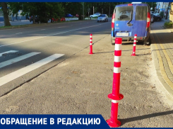  Анапчанин просит отремонтировать ограждения пешеходного перехода на улице Лермонтова