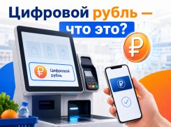 Цифровой рубль на кассах самообслуживания: что это, как платить и где взять