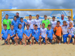 Итоги первенства по пляжному футболу подвели в Анапе