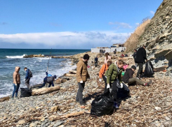Анапчане, шокированные консервами с отборным мусором, массово пришли на субботник 