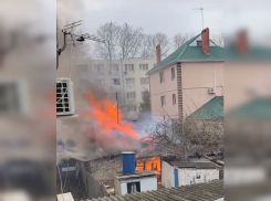 В Анапе сегодня горела летняя кухня