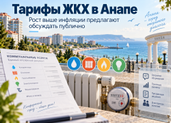 Анапчанам предлагают объяснять, почему коммунальные тарифы растут быстрее инфляции