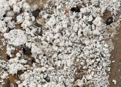 «Нужны экологи»: побережье под Анапой загрязнено неизвестной субстанцией