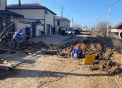 Хутор Песчаный под Анапой газифицировали