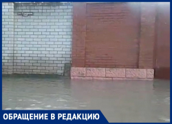 После дождей улицу Северную и Анапское шоссе затопило