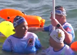 270 километров по морю: в Сочи встретили стартовавших в Анапе участников марафонского заплыва