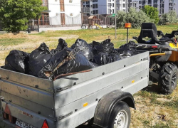 Стихийную свалку ликвидировали возле санатория "Премьера" в Анапе