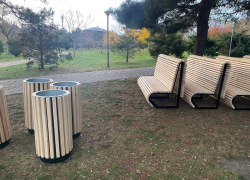 57 новых лавочек появятся в Ореховой роще в Анапе